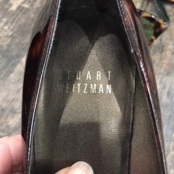 Stuart Weitzman Tortoise Shell Leopard Print Heels - Picture 13 of 15